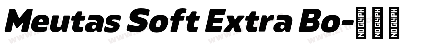 Meutas Soft Extra Bo字体转换